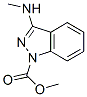 1H-indazole-1-carboxylicacid,3-(methylamino)-,methylester(9ci)Structure,146941-96-0Structure 1H-indazole-1-carboxylicacid,3-(methylamino)-,methylester(9ci) Structure,146941-96-0Structure
