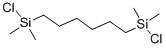 1,6-Bis(chlorodimethylsilyl)hexaneStructure,14799-66-7Structure 1,6-Bis(chlorodimethylsilyl)hexane Structure,14799-66-7Structure