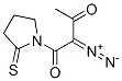 (9ci)-1-(2-二氮雜-1,3-二氧代丁基)-2-吡咯烷硫酮結(jié)構(gòu)式_148902-19-6結(jié)構(gòu)式