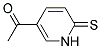 (9ci)-1-(1,6-二氫-6-硫氧代-3-吡啶)-乙酮結(jié)構(gòu)式_149530-83-6結(jié)構(gòu)式