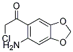 (9ci)-1-(6-氨基-1,3-苯并二氧雜環(huán)戊烯-5-基)-2-氯-乙酮結(jié)構(gòu)式_149809-26-7結(jié)構(gòu)式