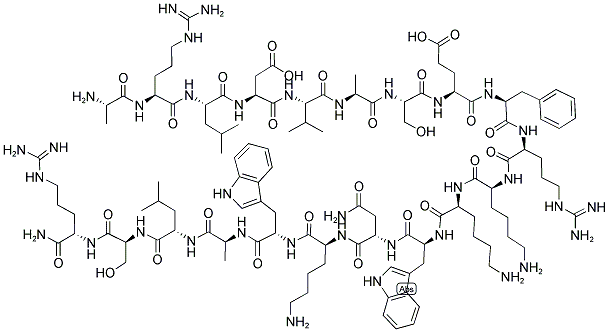 H-ala-arg-leu-asp-val-ala-ser-glu-phe-arg-lys-lys-trp-asn-lys-trp-ala-leu-ser-arg-nh2Structure,150238-87-2Structure H-ala-arg-leu-asp-val-ala-ser-glu-phe-arg-lys-lys-trp-asn-lys-trp-ala-leu-ser-arg-nh2 Structure,150238-87-2Structure