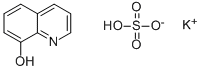 8-Hydroxyquinoline potassium sulfateStructure,15077-57-3Structure 8-Hydroxyquinoline potassium sulfate Structure,15077-57-3Structure
