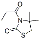 2-Thiazolidinone, 4,4-dimethyl-3-(1-oxopropyl)-Structure,150968-16-4Structure 2-Thiazolidinone, 4,4-dimethyl-3-(1-oxopropyl)- Structure,150968-16-4Structure