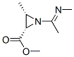順式-(9ci)-3-甲基-1-[1-(甲基亞氨基)乙基]-2-氮丙啶羧酸甲酯結(jié)構(gòu)式_151267-23-1結(jié)構(gòu)式