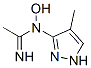 n-羥基-n-(4-甲基-1H-吡唑-3-基)-鹽酸乙脒結(jié)構(gòu)式_151521-56-1結(jié)構(gòu)式