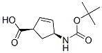 (+)-(1R,4s)-n-boc-4-aminocyclopent-2-enecarboxylic acidStructure,151907-80-1Structure (+)-(1R,4s)-n-boc-4-aminocyclopent-2-enecarboxylic acid Structure,151907-80-1Structure