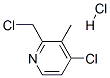 4-Chloro-2-(chloromethyl)-3-Methyl Pyridine HydrochlorideStructure,152402-97-6Structure 4-Chloro-2-(chloromethyl)-3-Methyl Pyridine Hydrochloride Structure,152402-97-6Structure