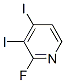 2-Fluoro-3,4-diiodopyridine Structure,153034-83-4Structure