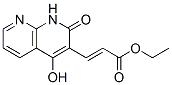(9ci)-3-(1,2-二氫-4-羥基-2-氧代-1,8-萘啶-3-基)-2-丙酸乙酯結構式_153457-35-3結構式