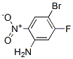 Benzenamine, 4-bromo-5-fluoro-2-nitro-Structure,153505-36-3Structure Benzenamine, 4-bromo-5-fluoro-2-nitro- Structure,153505-36-3Structure
