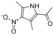 Ethanone, 1-(3,5-dimethyl-4-nitro-1h-pyrrol-2-yl)-(9ci)Structure,153827-69-1Structure Ethanone, 1-(3,5-dimethyl-4-nitro-1h-pyrrol-2-yl)-(9ci) Structure,153827-69-1Structure