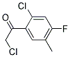 Ethanone, 2-chloro-1-(2-chloro-4-fluoro-5-methylphenyl)-(9ci)Structure,154258-17-0Structure Ethanone, 2-chloro-1-(2-chloro-4-fluoro-5-methylphenyl)-(9ci) Structure,154258-17-0Structure