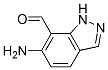 1H-indazole-7-carboxaldehyde, 6-amino-Structure,154597-37-2Structure 1H-indazole-7-carboxaldehyde, 6-amino- Structure,154597-37-2Structure