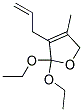 (9ci)-2,2-二乙氧基-2,5-二氫-4-甲基-3-(2-丙烯基)-呋喃結構式_155108-42-2結構式