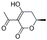 (r)-(9ci)-3-乙?；?5,6-二氫-4-羥基-6-甲基-2H-吡喃-2-酮結(jié)構(gòu)式_155553-70-1結(jié)構(gòu)式