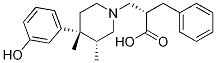(S)-2-benzyl-3-((3r,4r)-4-(3-hydroxyphenyl)-3,4-dimethylpiperidin-1-yl)propanoicacid Structure,156130-41-5Structure