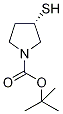(S)-3-疏基-吡咯烷-1-羧酸叔丁酯結(jié)構(gòu)式_156371-85-6結(jié)構(gòu)式