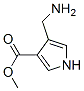 1H-pyrrole-3-carboxylicacid,4-(aminomethyl)-,methylester(9ci) Structure,156422-74-1Structure