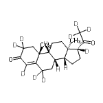 孕酮-D9結(jié)構(gòu)式_15775-74-3結(jié)構(gòu)式