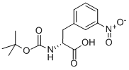Boc-D-3-NO2-Phe-OH結(jié)構(gòu)式_158741-21-0結(jié)構(gòu)式