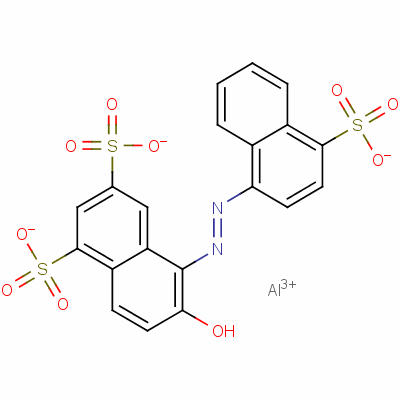 Ponceau 4R Lake Structure,15876-47-8Structure