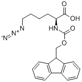 (2S)-N-Fmoc-6-疊氮基己酸結(jié)構(gòu)式_159610-89-6結(jié)構(gòu)式