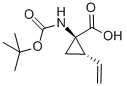 (1R,2S)-1-(tert-butoxycarbonylamino)-2-vinylcyclopropanecarboxylic acid Structure,159622-10-3Structure