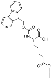 (S)-2-Fmoc-氨基庚二酸-7-叔丁酯結(jié)構(gòu)式_159751-46-9結(jié)構(gòu)式