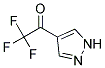 Ethanone, 2,2,2-trifluoro-1-(1h-pyrazol-4-yl)-(9ci)Structure,161957-47-7Structure Ethanone, 2,2,2-trifluoro-1-(1h-pyrazol-4-yl)-(9ci) Structure,161957-47-7Structure