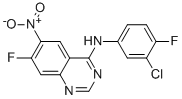 4-Quinazolinamine, N-(3-chloro-4-fluorophenyl)-7-fluoro-6-nitro-Structure,162012-67-1Structure 4-Quinazolinamine, N-(3-chloro-4-fluorophenyl)-7-fluoro-6-nitro- Structure,162012-67-1Structure