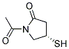 (s)-(9ci)-1-乙酰基-4-疏基-2-吡咯烷酮結(jié)構(gòu)式_162753-53-9結(jié)構(gòu)式