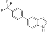 5-(4-(Trifluoromethyl)phenyl)-1h-indoleStructure,163105-69-9Structure 5-(4-(Trifluoromethyl)phenyl)-1h-indole Structure,163105-69-9Structure