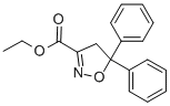 Ethyl 5,5-diphenyl-4,5-dihydroisoxazole-3-carboxylate Structure,163520-33-0Structure