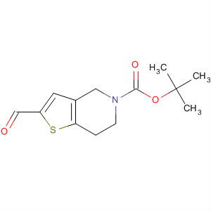 Tert-butyl 2-formyl-6,7-dihydrothieno[3,2-c]pyridine-5(4h)-carboxylate Structure,165947-55-7Structure