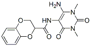 1,4-Benzodioxin-2-carboxamide, n-(6-amino-1,2,3,4-tetrahydro-1,3-dimethyl-2,4-dioxo-5-pyrimidinyl)-2,3-dihydro-Structure,166115-66-8Structure 1,4-Benzodioxin-2-carboxamide, n-(6-amino-1,2,3,4-tetrahydro-1,3-dimethyl-2,4-dioxo-5-pyrimidinyl)-2,3-dihydro- Structure,166115-66-8Structure