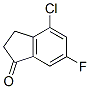 4-Chloro-6-fluoroindan-1-oneStructure,166250-01-7Structure 4-Chloro-6-fluoroindan-1-one Structure,166250-01-7Structure