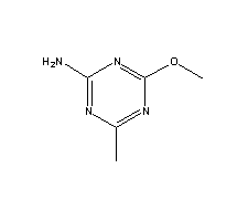 2-Amino-4-methoxy-6-methyl-1,3,5-triazine Structure,1668-54-8Structure