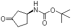 S-3-(BOC-氨基)環(huán)戊酮結(jié)構(gòu)式_167298-40-0結(jié)構(gòu)式