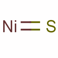 Nickel(ii) sulfide Structure,16812-54-7Structure