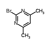 2-Bromo-4,6-dimethylpyrimidine Structure,16879-39-3Structure