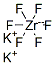Potassium hexafluorozirconate Structure,16923-95-8Structure