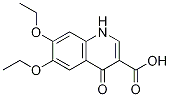 6,7-Diethoxy-4-oxo-1,4-dihydroquinoline-3-carboxylicacid Structure,1698-96-0Structure