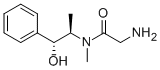 2-氨基-n-((1r,2r)-1-羥基-1-苯基-2-丙基)-n-甲基乙酰胺結(jié)構(gòu)式_170115-98-7結(jié)構(gòu)式