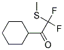 Ethanone, 1-cyclohexyl-2,2-difluoro-2-(methylthio)-(9ci)Structure,170654-39-4Structure Ethanone, 1-cyclohexyl-2,2-difluoro-2-(methylthio)-(9ci) Structure,170654-39-4Structure