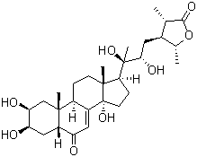 Cyasterone standard Structure,17086-76-9Structure