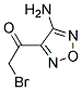 Ethanone, 1-(4-amino-1,2,5-oxadiazol-3-yl)-2-bromo-(9ci)Structure,172469-62-4Structure Ethanone, 1-(4-amino-1,2,5-oxadiazol-3-yl)-2-bromo-(9ci) Structure,172469-62-4Structure
