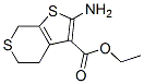 2-氨基-4,7-二氫-5H-噻吩并[2,3-c]硫代吡喃-3-羧酸乙酯結(jié)構(gòu)式_173281-01-1結(jié)構(gòu)式