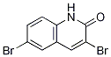 3,6-Dibromo-2(1h)-quinolinone Structure,173282-29-6Structure