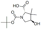 (2S,4R)-N-Boc-4-hydroxy-3,3-dimethylpyrrolidine-2-carboxylic acidStructure,173913-66-1Structure (2S,4R)-N-Boc-4-hydroxy-3,3-dimethylpyrrolidine-2-carboxylic acid Structure,173913-66-1Structure